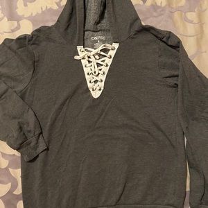 Small hooded shirt/ sweater